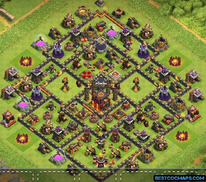 Best TH10 Trophy Base Links 2022 layouts will prevent attack of your rival ...