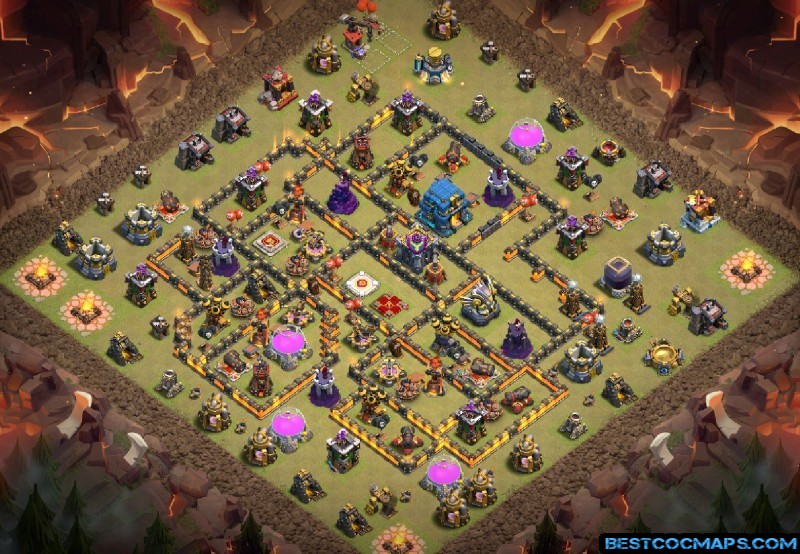 coc th12 war design link