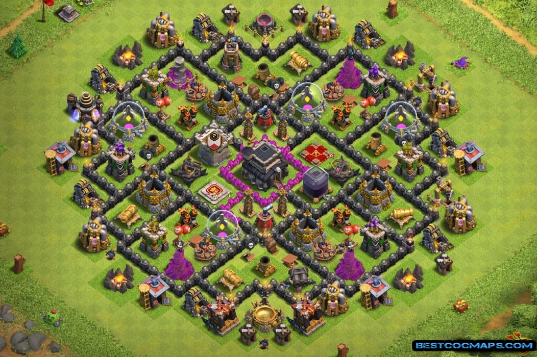 10 TH9 Farming Base Links 2022 (Loot Protection) Best COC Maps. 
