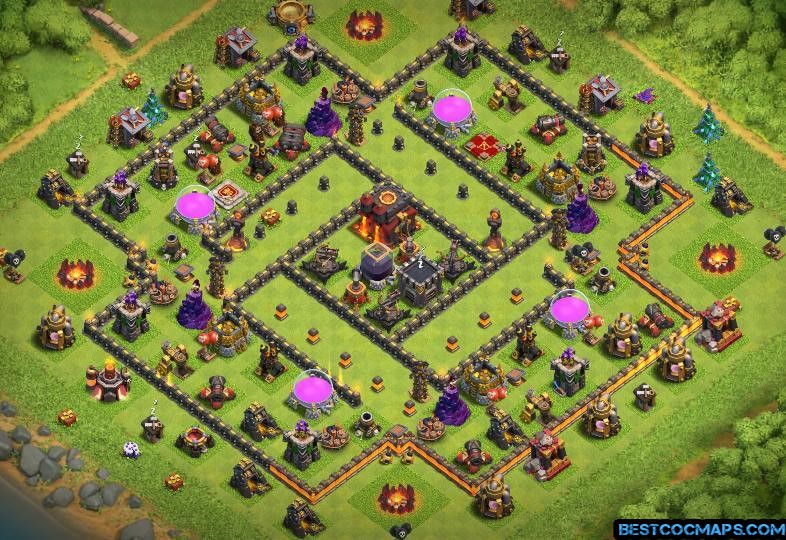 Town Hall 10 Bases