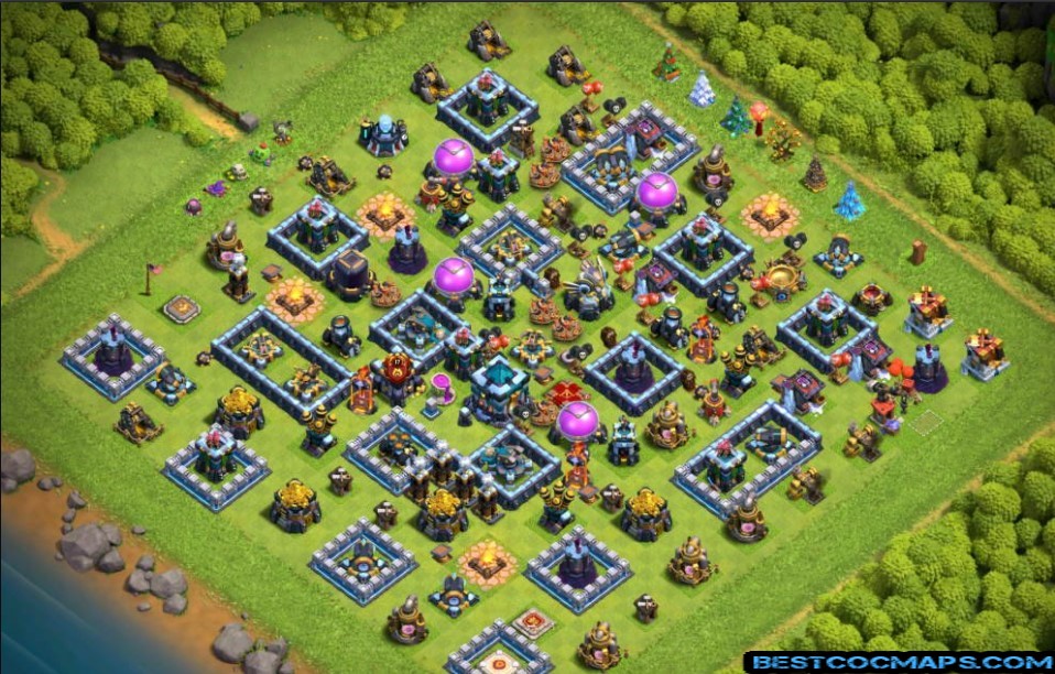 Town Hall 13 Bases