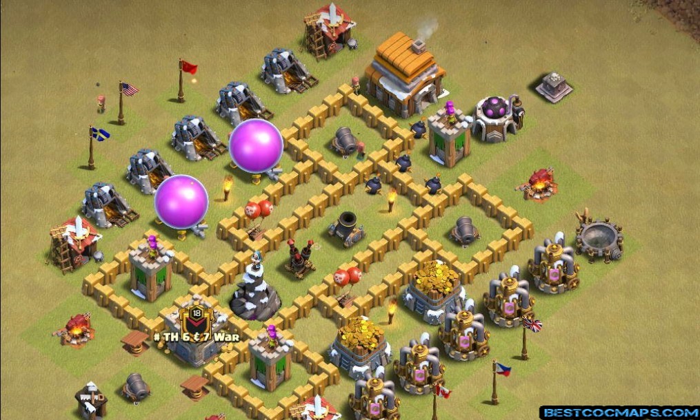 Town Hall 5 Bases