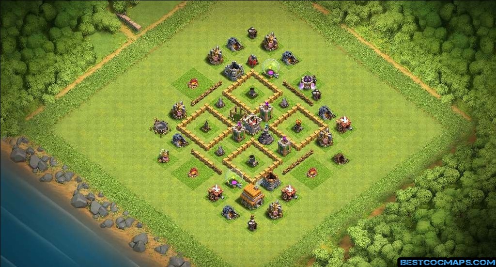 Town Hall 6 Bases