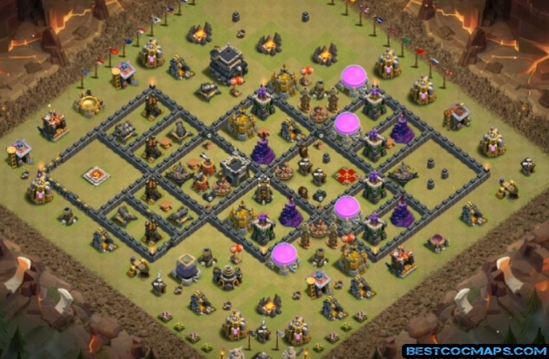 Town Hall 9 Bases