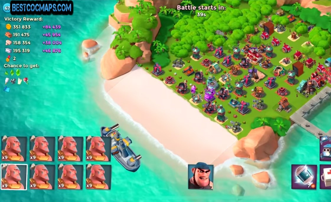 best boom beach base hq23