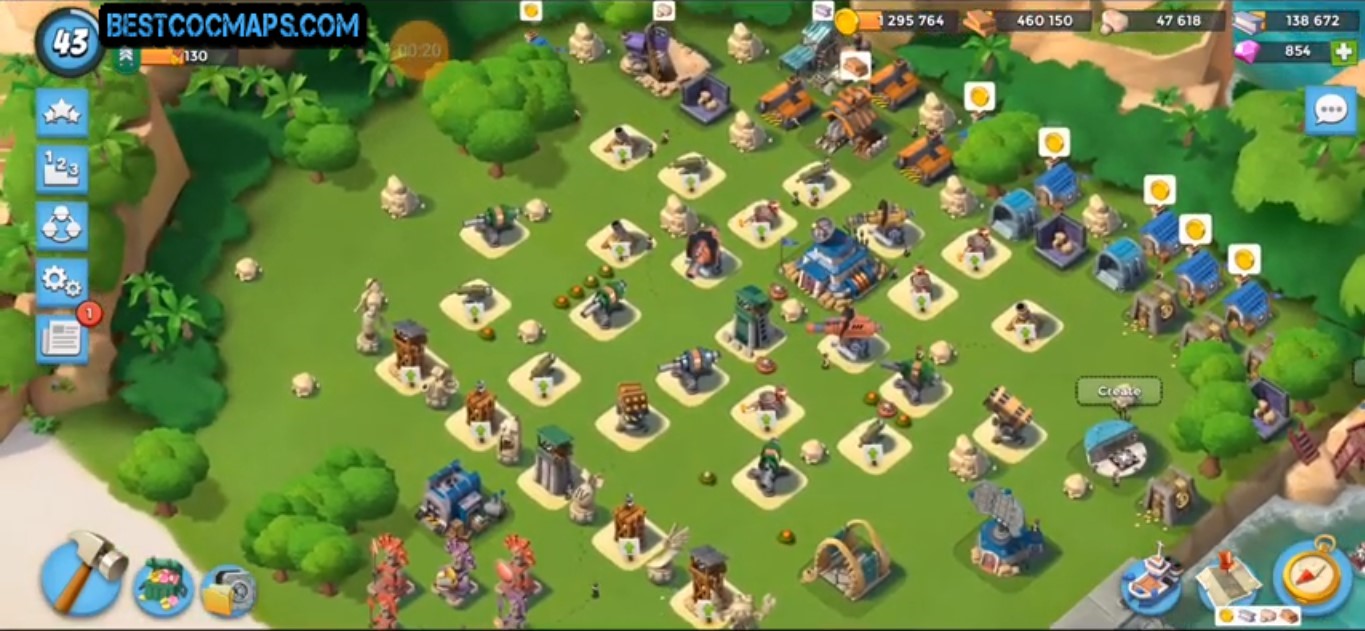 best boom beach layout hq17