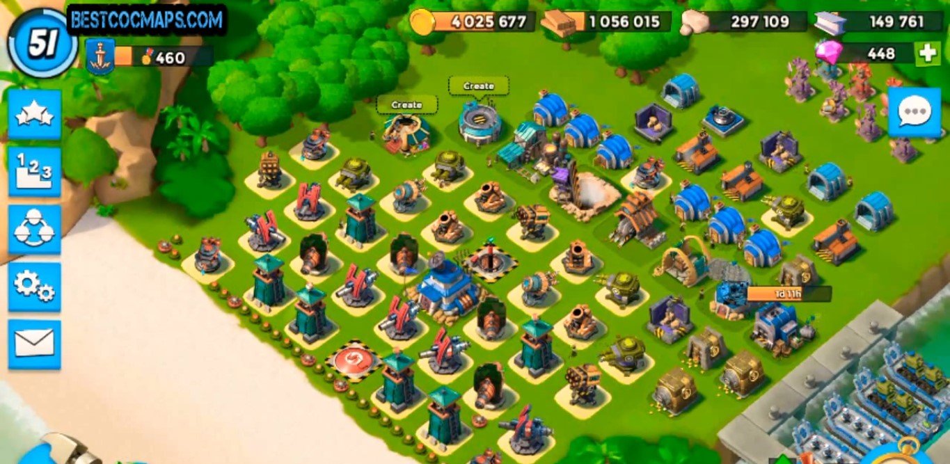 best boom beach layout hq22