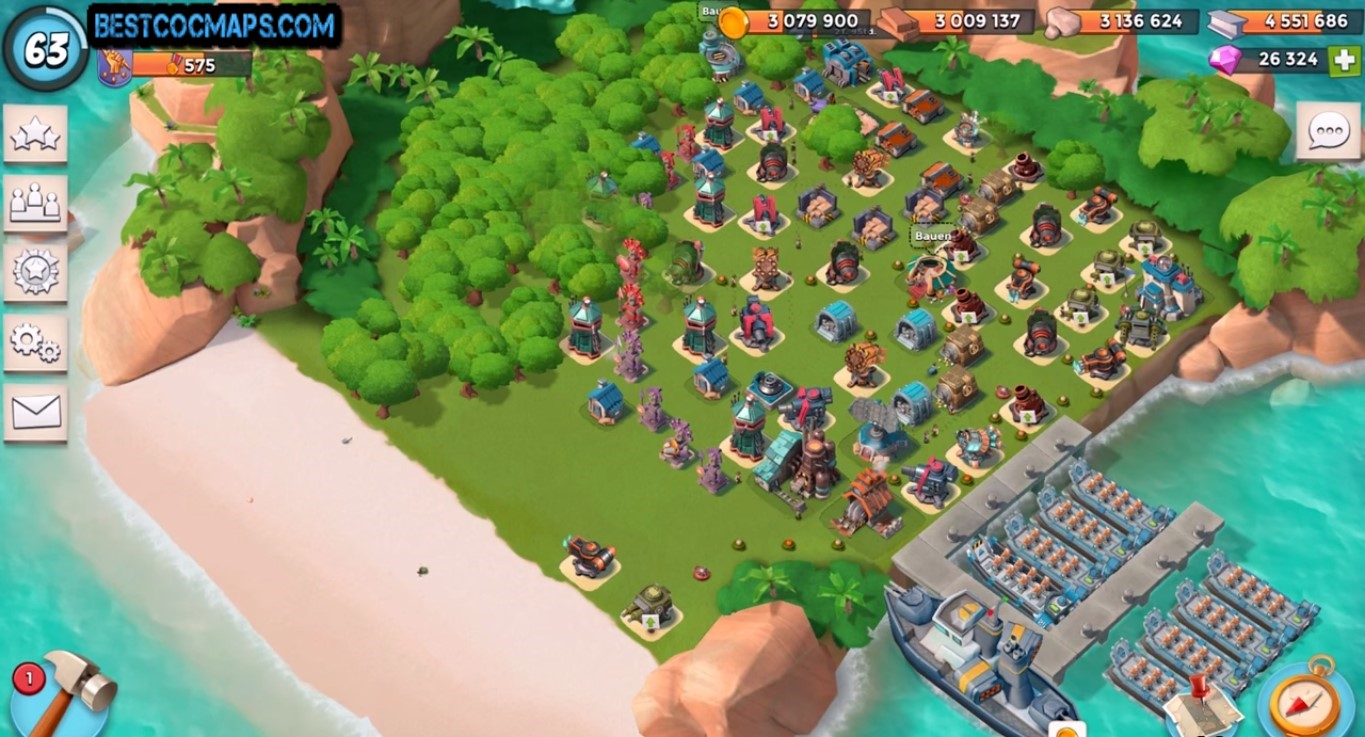 10 Best Boom Beach HQ 22 Layouts 2022 - Best COC Maps