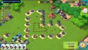 Boom Beach HQ 12 Layouts