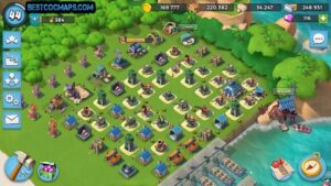 Boom Beach HQ 18 Layouts