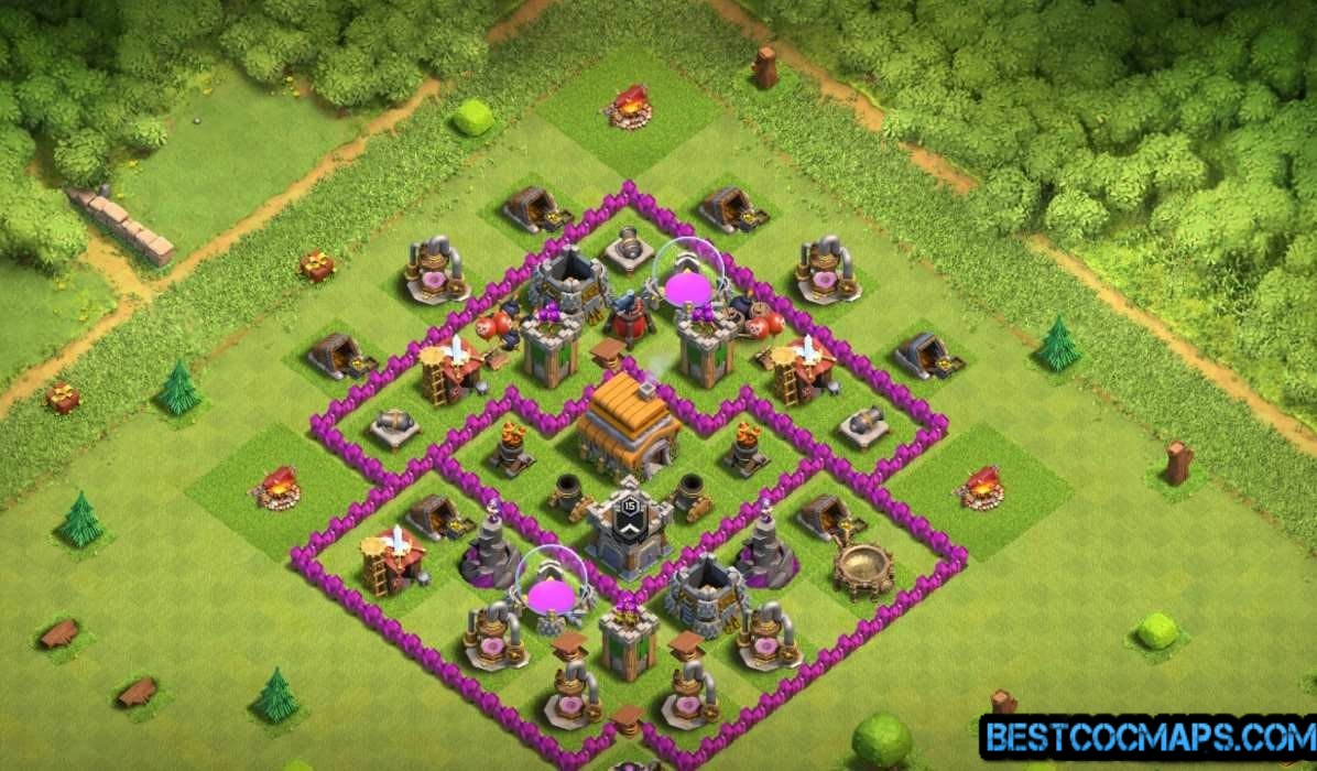town hall level 6 base