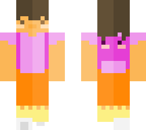 Dora the Explorer Minecraft Skin
