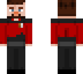 Red Star Trek Uniform Minecraft Skin