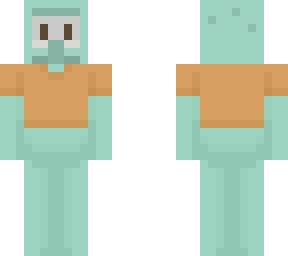 Squidward Minecraft Skin