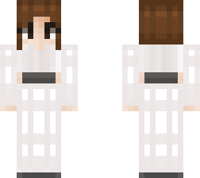Princess Leia Minecraft Skin