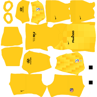 Atlético Madrid gk third kit 2022