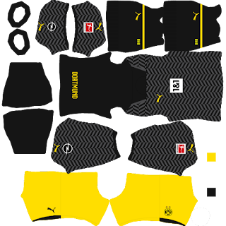 Borussia Dortmund away kit 2022