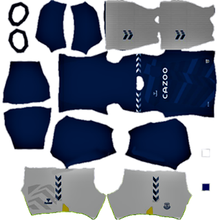 Everton FC dls kit 2022 third