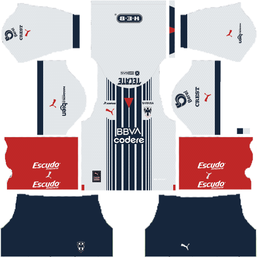 Cf Monterrey Dls Kits 2023 - Dream League Soccer Kits