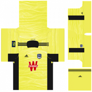Bordeaux Goalkeeper Away Kit 2023