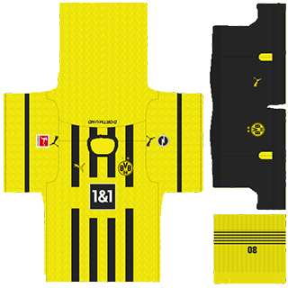Borussia Dortmund Pro League Soccer Kits 22/23 - Borussia Dortmund Pro Kick Soccer  Kits