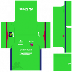 Clermont Foot Goalkeeper Home Kit 2023