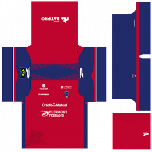 Clermont Foot Pro League Soccer Kits 2023