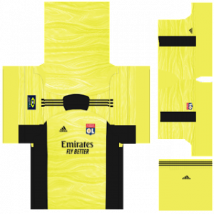 Olympique Lyonnais Goalkeeper Away Kit 2023