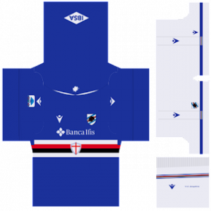 Sampdoria Pro League Soccer Kits 2023