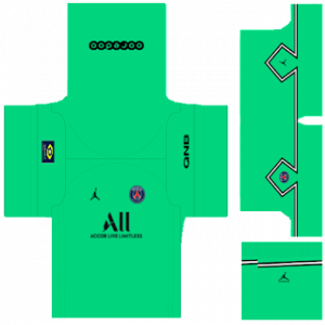 Paris Saint-Germain GK Away Kit 2023