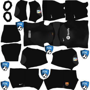 Barcelona kit dls 2023 gk away