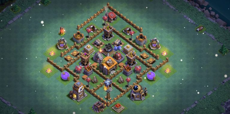 best builder hall 6 base design anti 1 star link