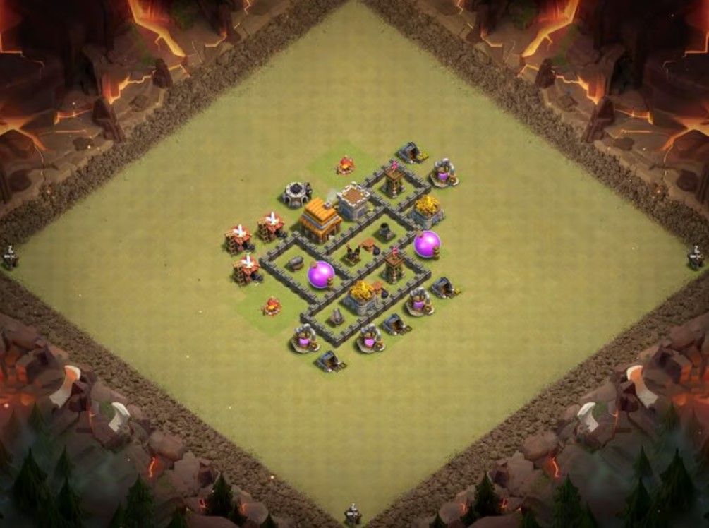 best town hall 4 layout link