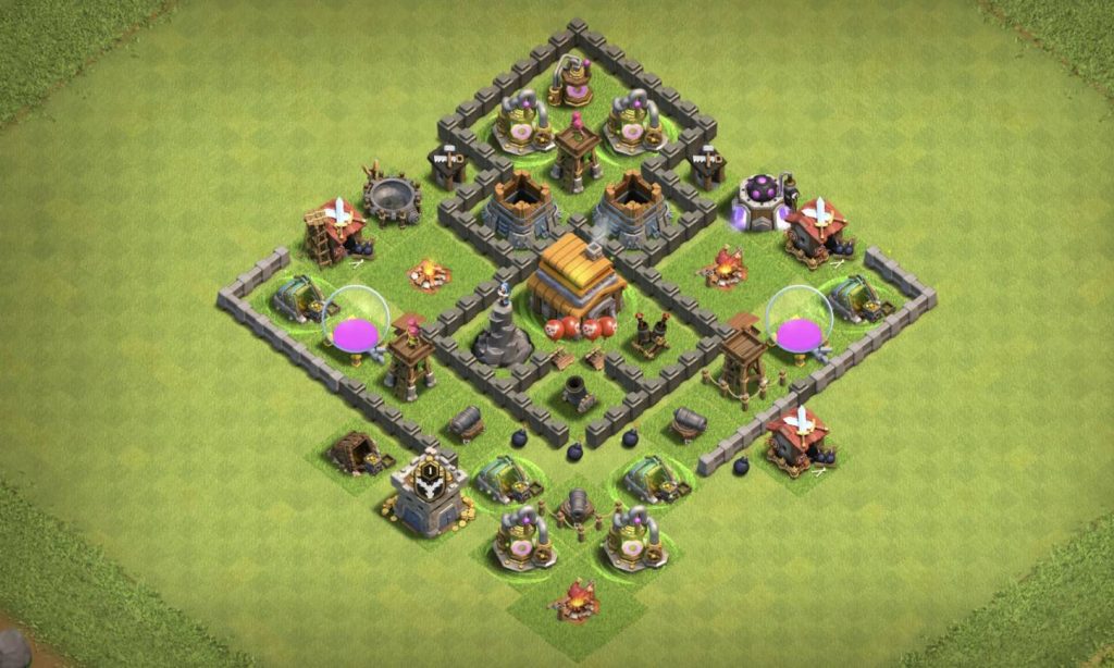 best town hall 5 base layout link