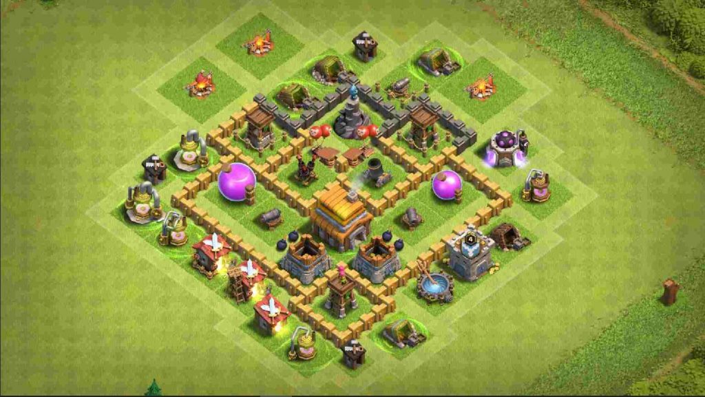 best town hall 5 trophy base layout copy link
