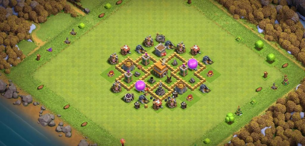 best town hall base 5