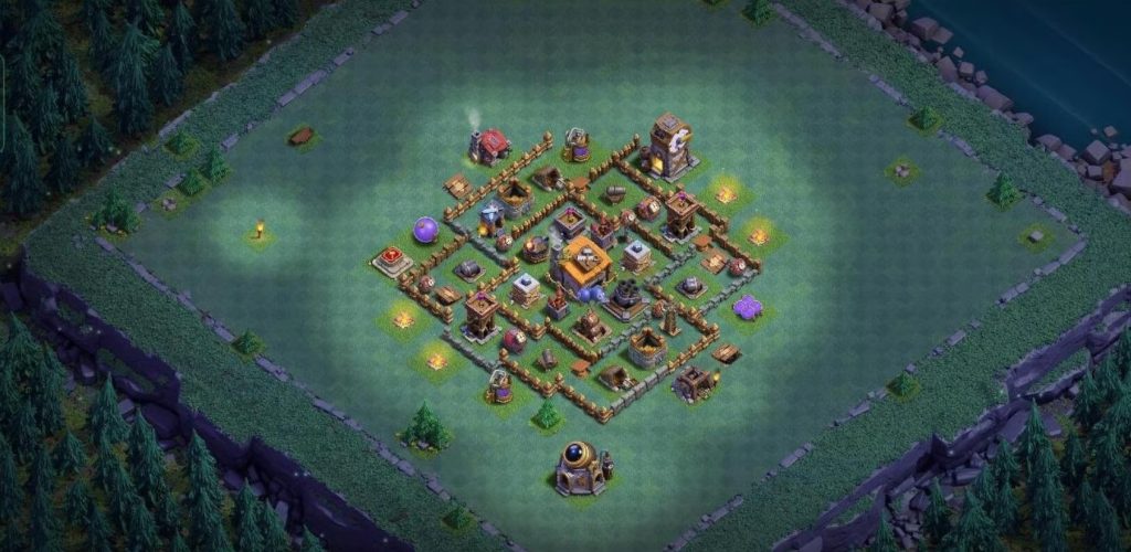 builder hall 6 base clash of clans