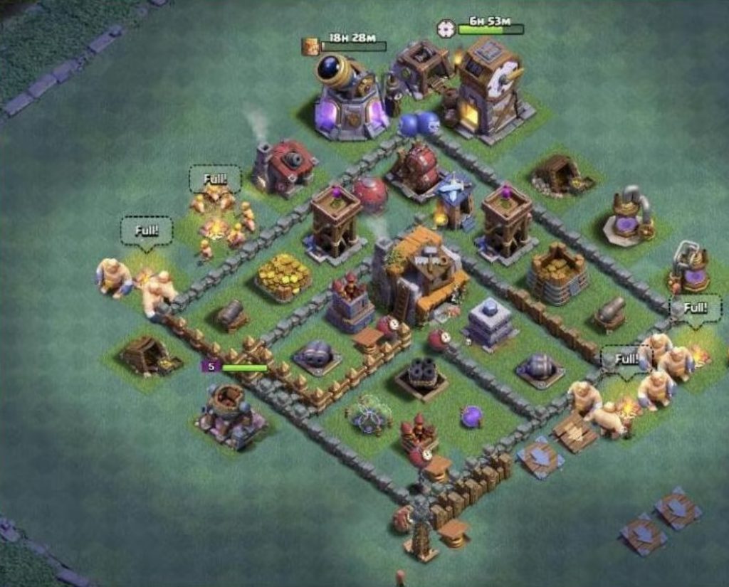 clash of clans anti everything layout link level 5