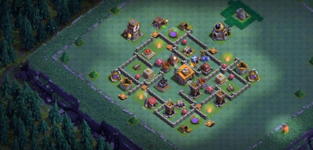 clash of clans bh6 base anti everything