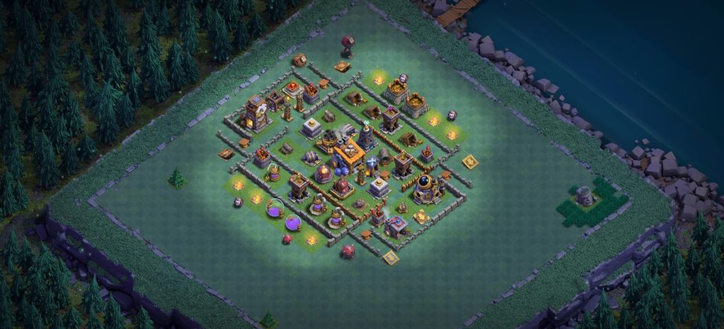 clash of clans bh8 base 2023