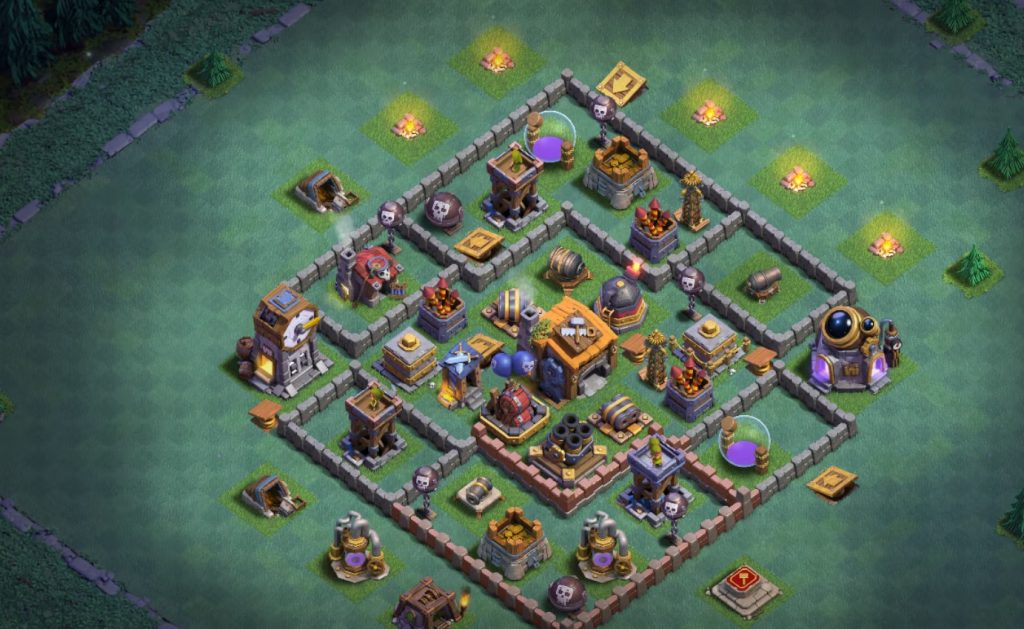 clash of clans good bh7 base layout link