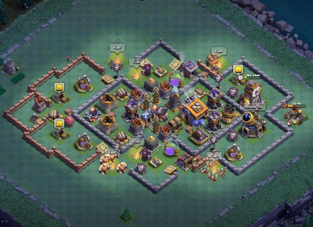 clash of clans good bh9 base layout link