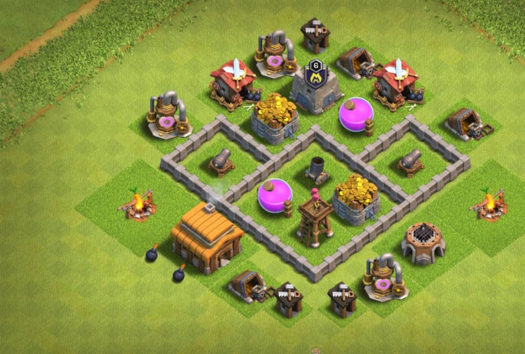 clash of clans th3 base anti everything