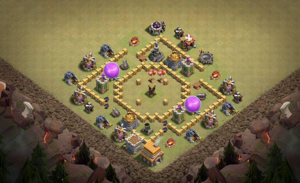 clash of clans th5 base copy link
