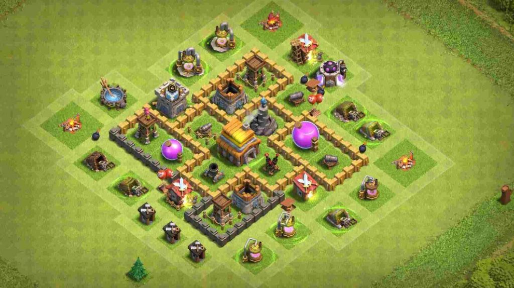 clash of clans th5 layout copy link