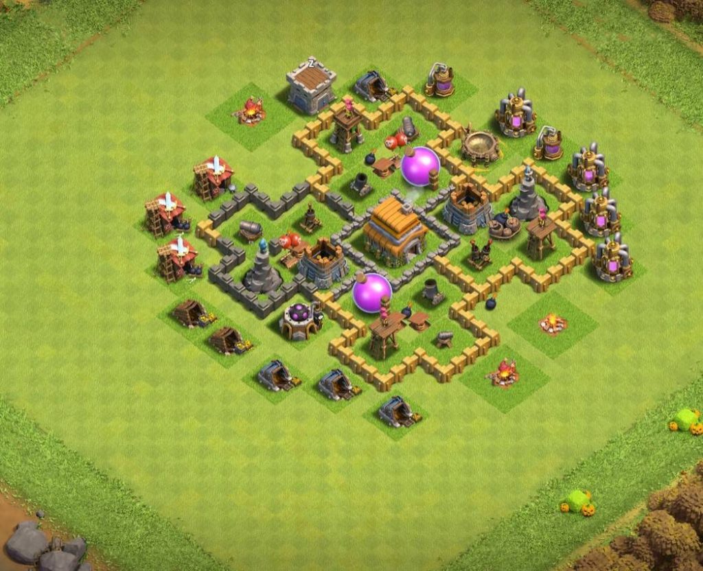 clash of clans town hall 6 hybrid base link