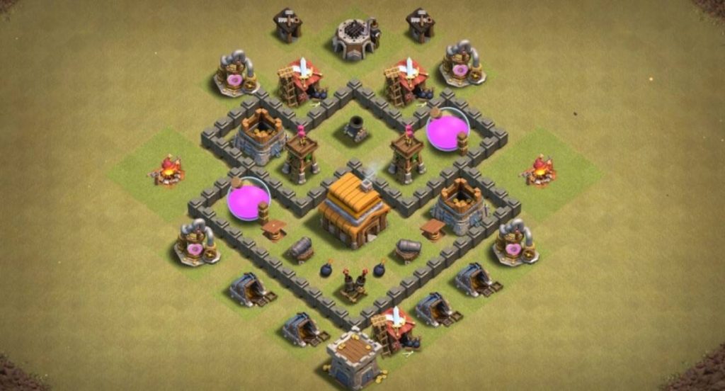 exceptional town hall 4 trophy layout link