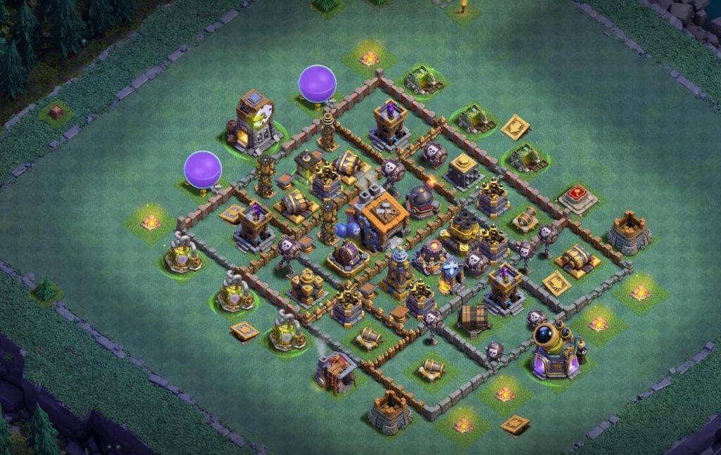 strong unbeatable builder hall 9 base