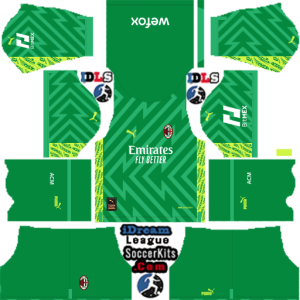 AC Milan dls kit 2024 gk home (temp1)