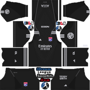 Olympique Lyonnais dls kit 2024 gk home (temp1)